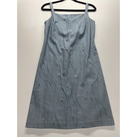 Rampage R Wear Dresses & Skirts - Y2K Rampage Wear Light Blue Floral  Womens/Juniors dress Wavy‎ Vine Design sz 11